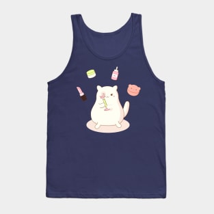 Korean cosmetics cute cat facial massager Tank Top